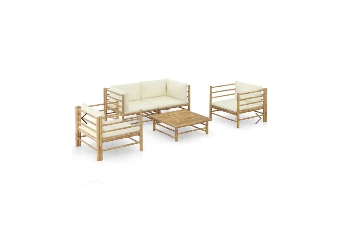 Conjunto Sofás Bambu 4 Pax